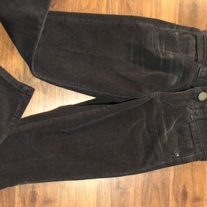 Democracy gray velveteen skinny jeans